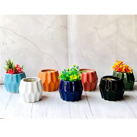 XBall Pot, Zimmerpflanzentopf — HV-IND-110, H 10 × D 10 cm