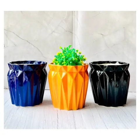 Gift Pot, Zimmerpflanzentopf — HV-IND-114, H 18 × D 18 cm