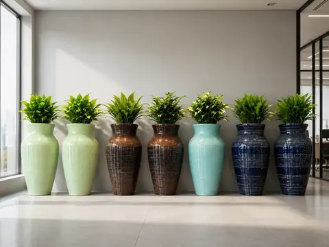 Outdoor planter — HV-OUT-023, H 56 × D 30.5 cm