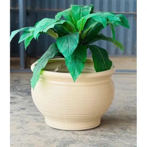 Outdoor planter — HV-OUT-036, H 35.5 × D 48.5 cm