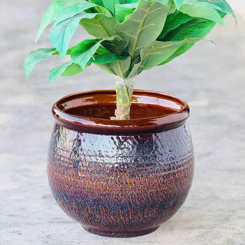 Outdoor planter — HV-OUT-047, H 38 × D 38 cm
