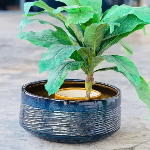 Outdoor planter XL, Outdoor planter — HV-OUT-048, H 23 × D 48.5 cm