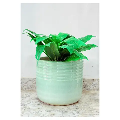 Outdoor planter — set of 2, Outdoor planter — HV-OUT-059, H 35.5 / H 37 × D 38 cm
