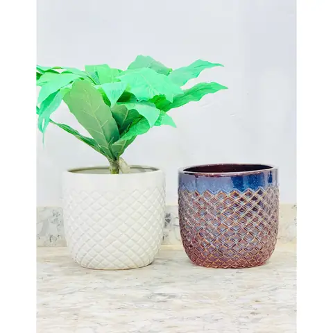 Outdoor planter — HV-OUT-080, H 35.5 × D 32 cm