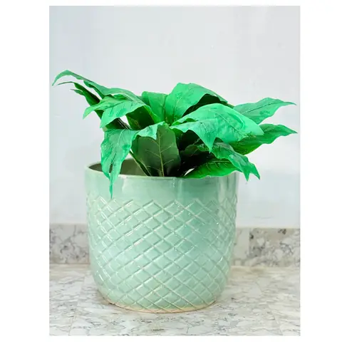Outdoor planter — HV-OUT-107, H 43 × D 48.5 cm