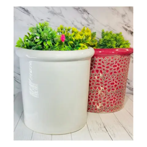 XXL Border Pipe, Outdoor planter — HV-OUT-116, H 30.5 × D 25.5 cm