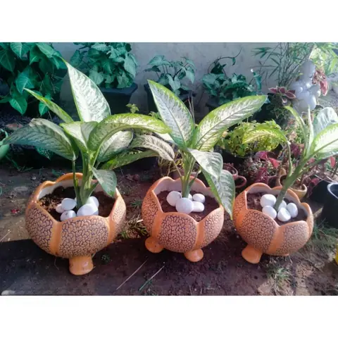 XL Pumpkin, Outdoor planter — HV-OUT-118, H 26.5 × D 26.5 cm
