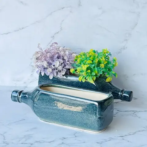 Bonsai planter Small, Bonsai planter — HV-BON-017, H 9 × D 7.5 × L 18 cm