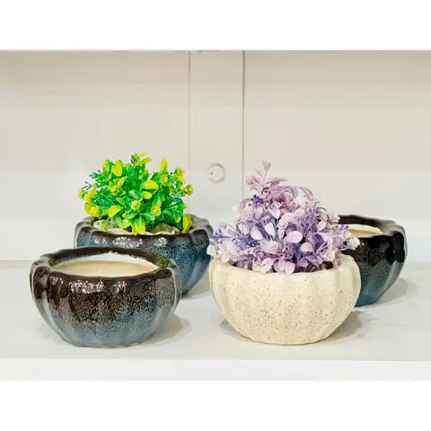 Bonsai planter — HV-BON-018, H 9 × D 15 cm