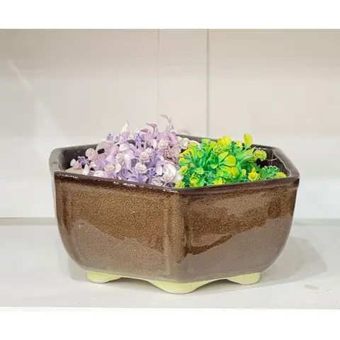 Bonsai planter — HV-BON-021, H 15 × D 30.5 cm