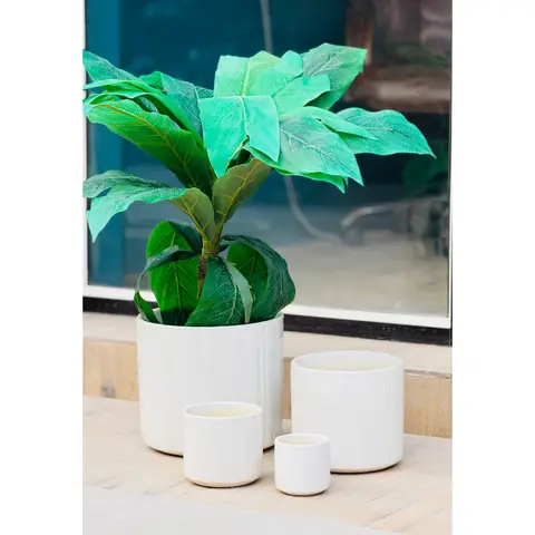 Topf-Set — 4-teilig, Topf-Set — HV-SET-041, H 25,5 × D 25,5 / H 18 × D 19 / H 12,5 × D 12,5 / H 9 × D 10 cm