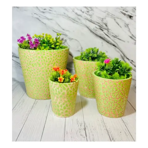 Colour Bucket — 4-teilig, Topf-Set — HV-SET-088, H 25,5 × D 25,5 cm