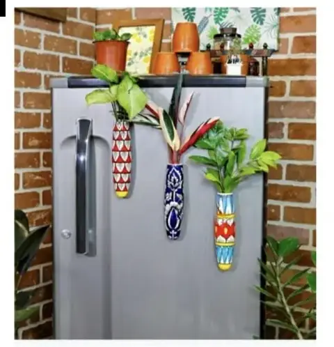 Magnetic Pot, Decor vase — HV-VAS-012, H 15 × D 5 cm