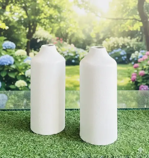 Decor vase — HV-VAS-015, H 16.5 × D 4 cm