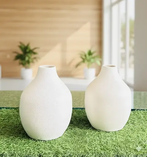 Decor vase — HV-VAS-016, H 16.5 × D 5 cm