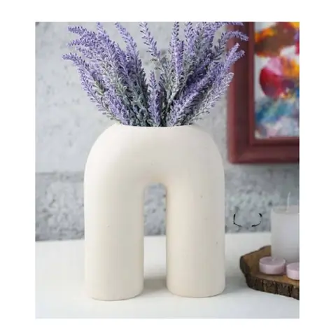 M Vase, Decor vase — HV-VAS-031, H 30.5 × D 10 cm