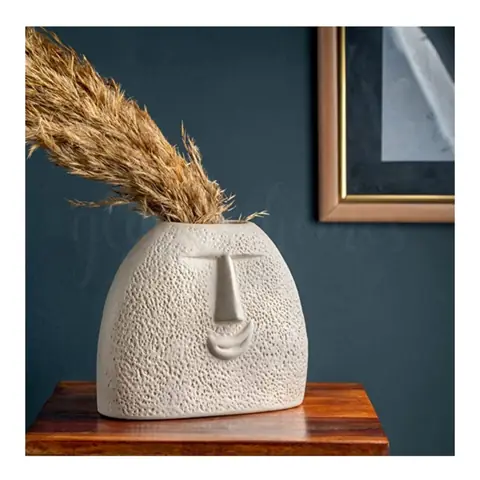 Smile Vase, Decor vase — HV-VAS-036, H 15 × D 10 cm