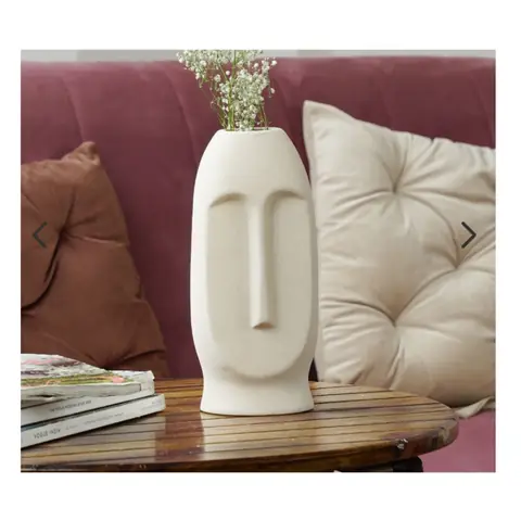 Small Mummy Vase, Decor vase — HV-VAS-038, H 25.5 × D 7.5 cm
