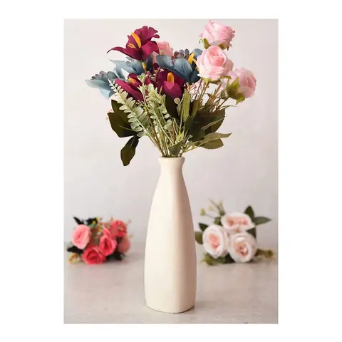 Small Scone Vase, Decor vase — HV-VAS-039, H 20.5 × D 5 cm