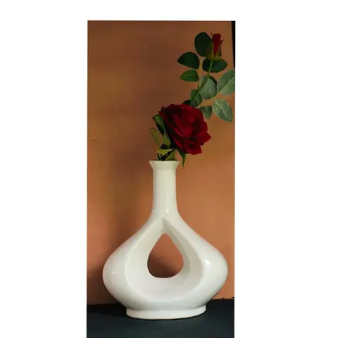 Heart Vase, Decor vase — HV-VAS-049, H 23 × D 5 cm