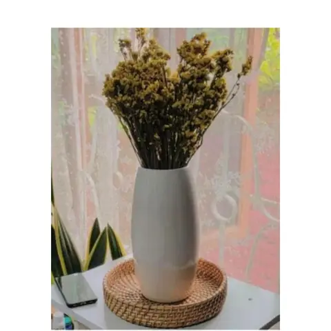 Medium Dholak Vase, Decor vase — HV-VAS-050, H 33 × D 15 cm