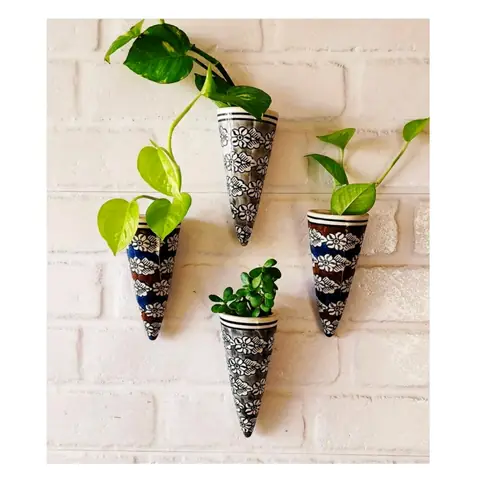 Wall Hanging Vase No. 4, Decor vase — HV-VAS-062, H 10 × D 5 cm