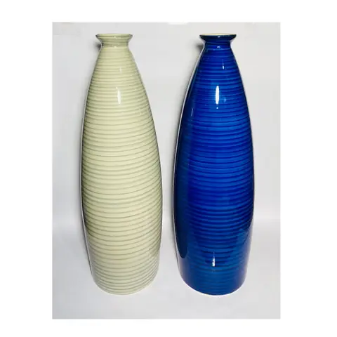 Painting Medium Bottle Vase, Decor vase — HV-VAS-069, H 38 × D 5 cm