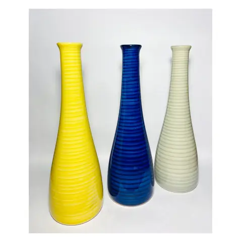 Painting Surahi Vase, Decor vase — HV-VAS-073, H 33 × D 5 cm